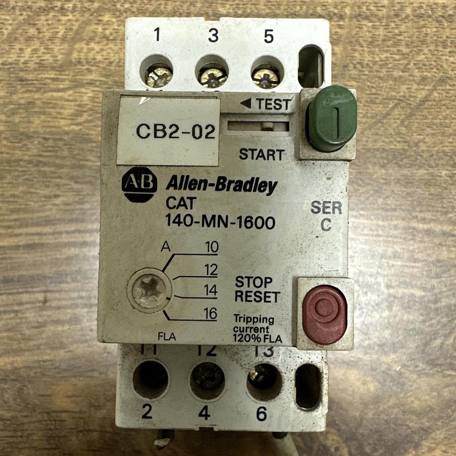 Used Allen Bradley,140-MN-1600 SER C,Motor Starter