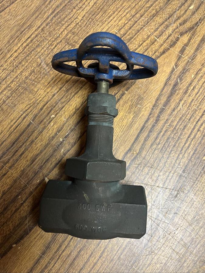 Used NIBCO,1",BRASS GATE VALVE 300 SWP 600 WOG