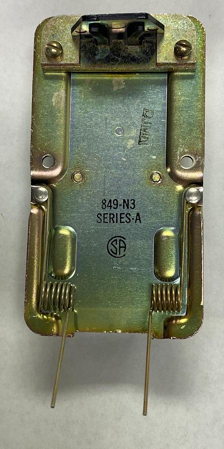 Used ALLEN BRADLEY,849-N3,SER A PNEUMATIC TIMING RELAY AUXILIARY CONTACT NEW
