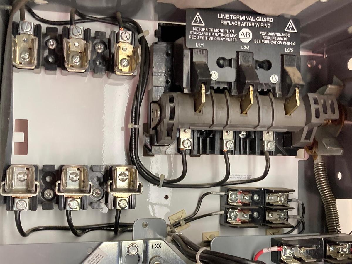 Used Allen-Bradley,2106,Size 1 Fused MCC 20 Inch Starter Feeder Bucket