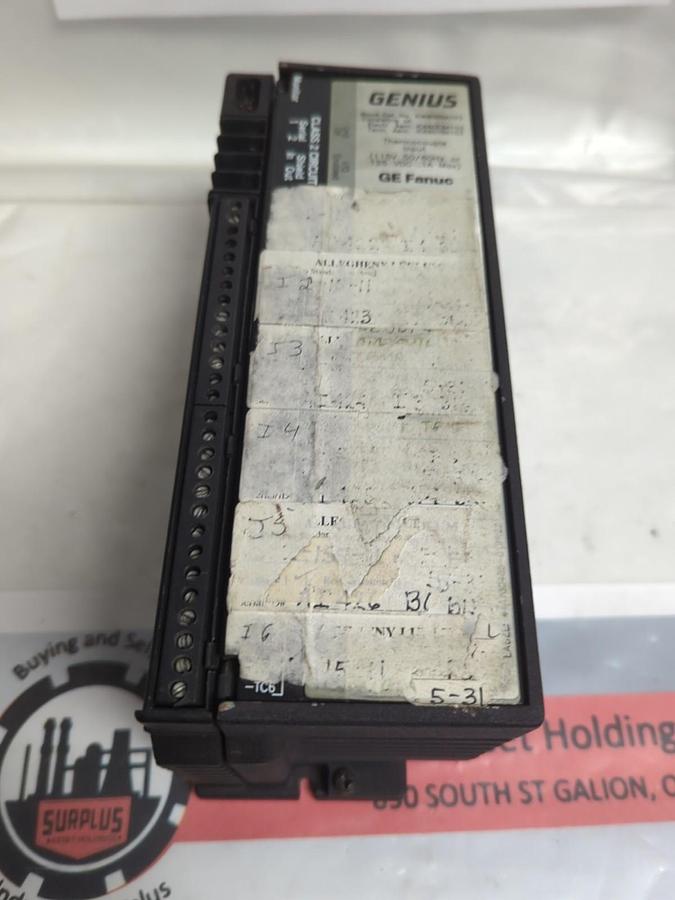 Used GE FANUC,IC660BBA103,THERMOCOUPLE UNIT 115V 50/60HZ OR 125VDC .1A USED