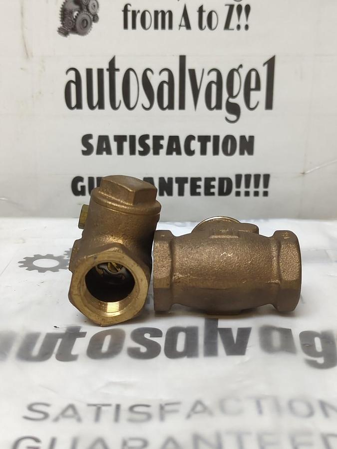 MILWAUKEE,125S 200W,3/4 INCH SWING CHECK VALVE LOT OF 2 NOS