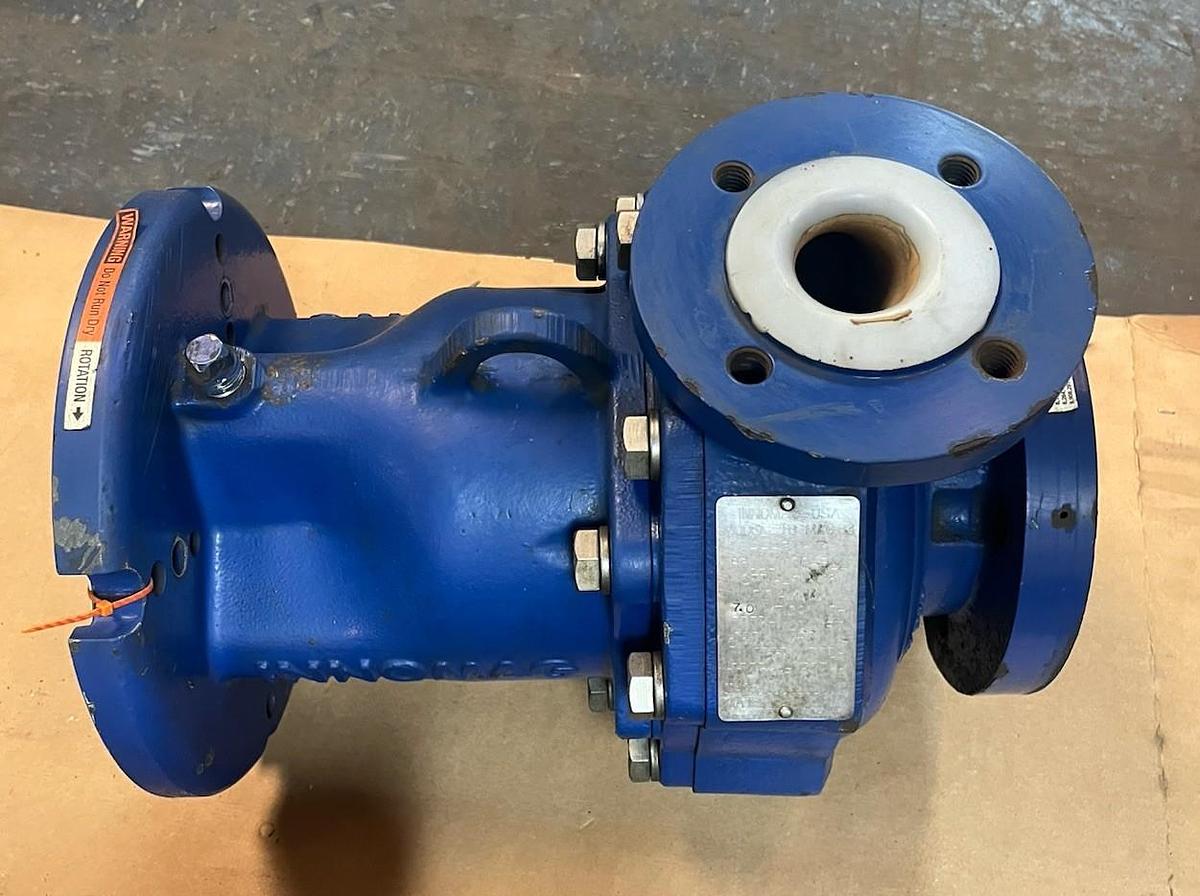 Used FLOWSERVE,3X2X6",INNOMAG MAGNETIC DRIVE SEALLESS PUMP IMP DIA 7"