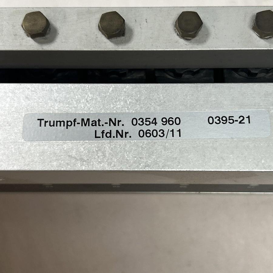 Used TRUMPF-MAT,0354960,PNEUMATIC VALVE BLOCK