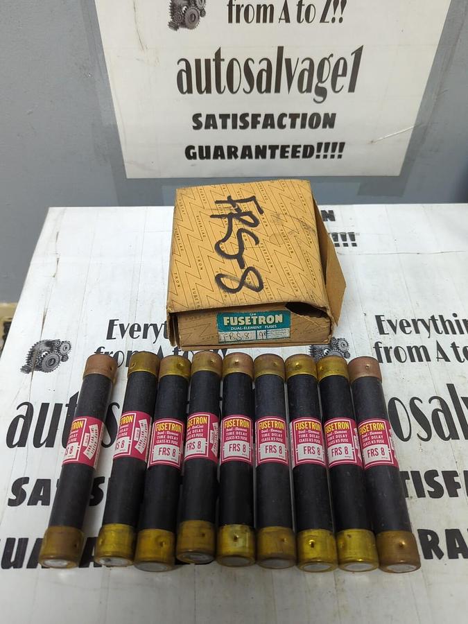COOPER BUSSMANN,FRS-8,FUSETRON FUSES BOX OF 9 NOS