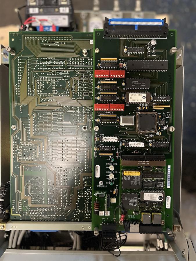 Used ALLEN BRADLEY,1395-B72-C2-P10-P51,DC DRIVE 460 VAC INPUT 500 VDC OUTPUT 40 HP