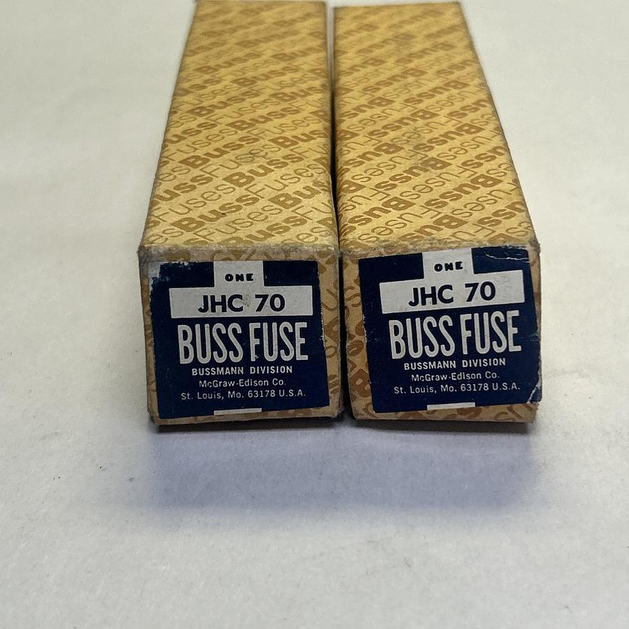 BUSSMANN,JHC70,FUSE 70A 600V LOT OF 2 NOS