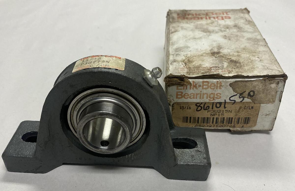 Link Belt,P3U215N,Pillow Block Bearing 15/16 INCH NOS