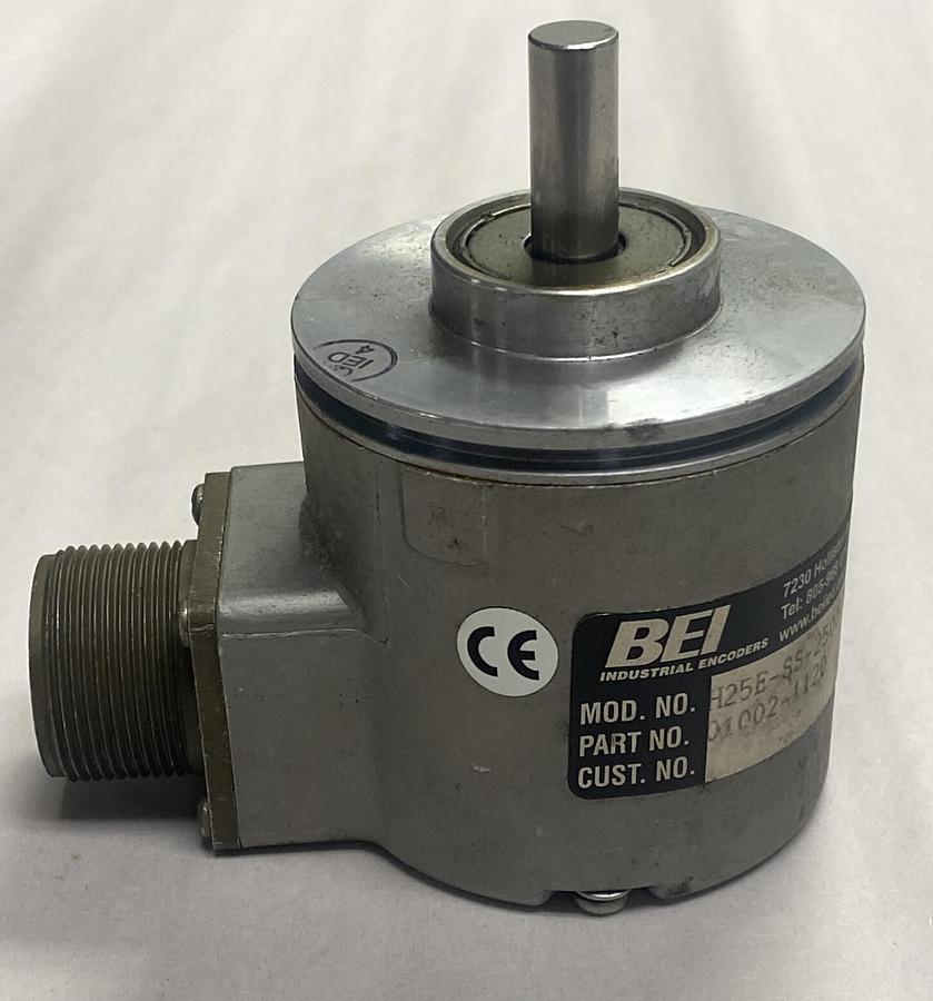 Used BEI,01002-1120 H25E-SS-2500-ABZC28V/V-SM18-S,ENCODER