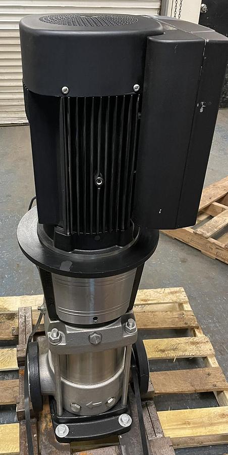 Used GRUNDFOS,CRNE32-2,VERTICAL CENTRIFUGAL PUMP 7.50HP 3467RPM 158.5GPM
