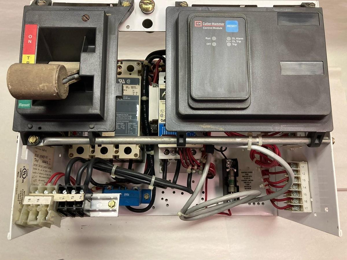 Used Cutler Hammer,Size 2,MCC Starter Feeder Bucket W200M2CFC BREAKER 45a