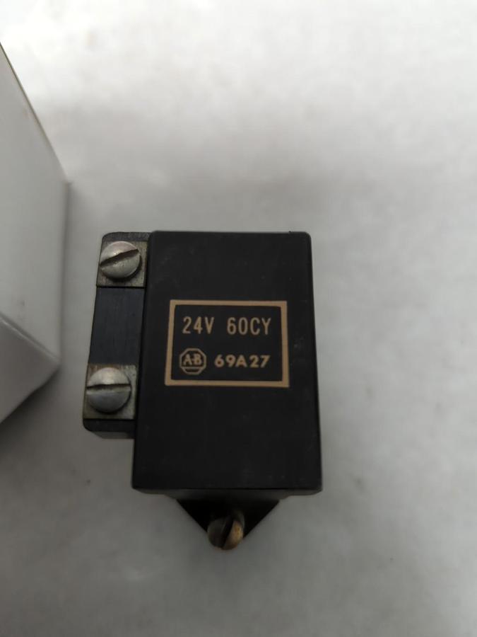 Used ALLEN-BRADLEY,69A27,COIL 24V 60HZ/CY PRE-OWNED