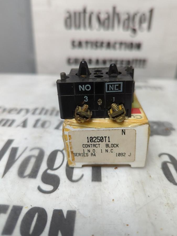 CUTLER-HAMMER,10250T1,SERIES-R4 CONTACT BLOCK NOS