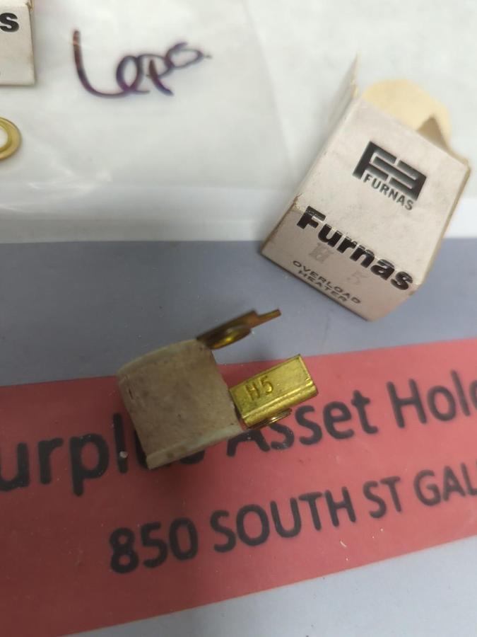 FURNAS,H5,OVERLOAD HEATER ELEMENT LOT OF 6 NOS