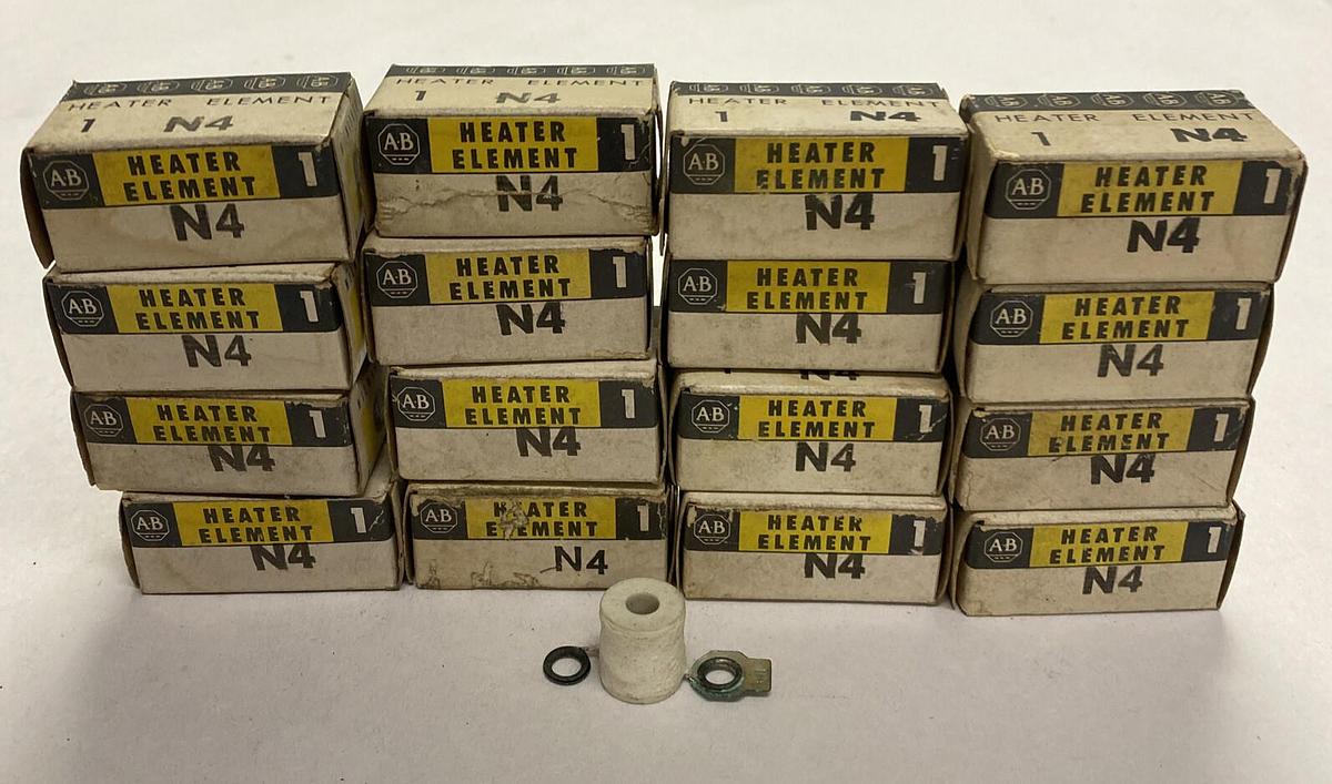 ALLEN BRADLEY,N4,OVERLOAD RELAY HEATER ELEMENT LOT OF 16 NOS