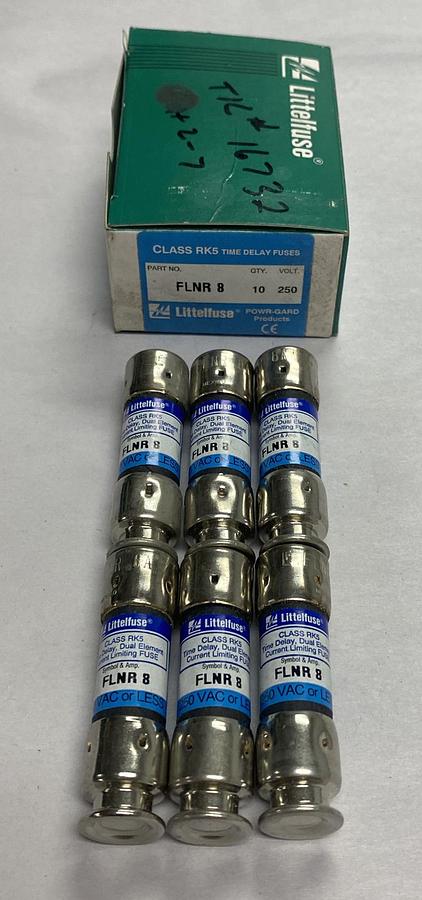 Littelfuse,FLNR8,Fuse Lot Of 6 NOS