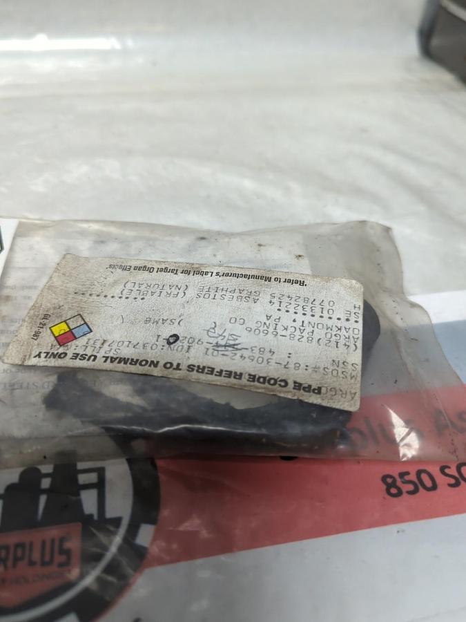 ARGO PACKING,09624,VALVE STEM PACKING 4 RING/SET NOS