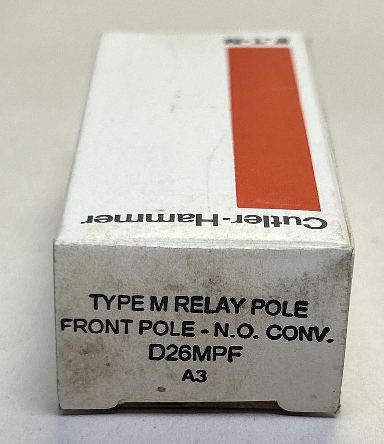 Used CUTLER HAMMER,D26MPF,RELAY NEW