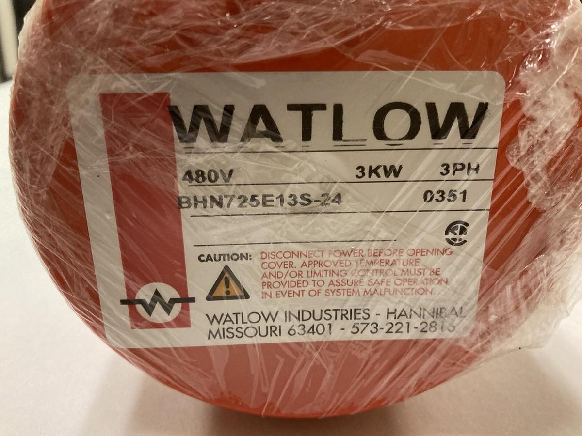 Watlow,BHN725E13S-24,3 Phase Screw Plug Immersion Heater 480V  3KW
