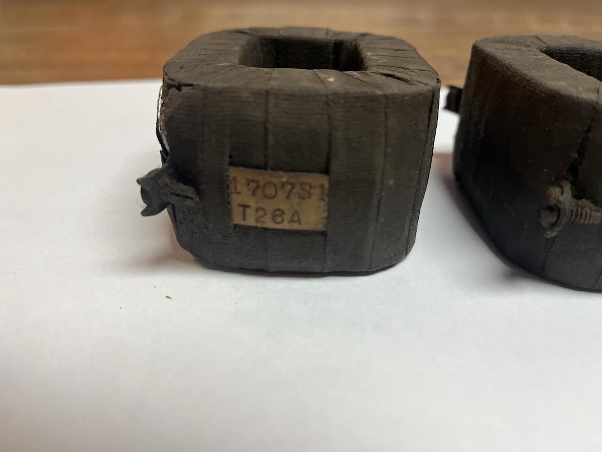Used SQUARE D,1707S1-T26A,COIL LOT OF 2