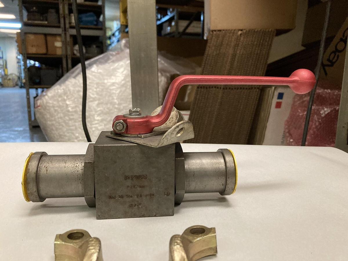 Used Hycon,KHB25-SAE-F3-1114-LD,Hydraulic Ball Valve PN 210 Bar