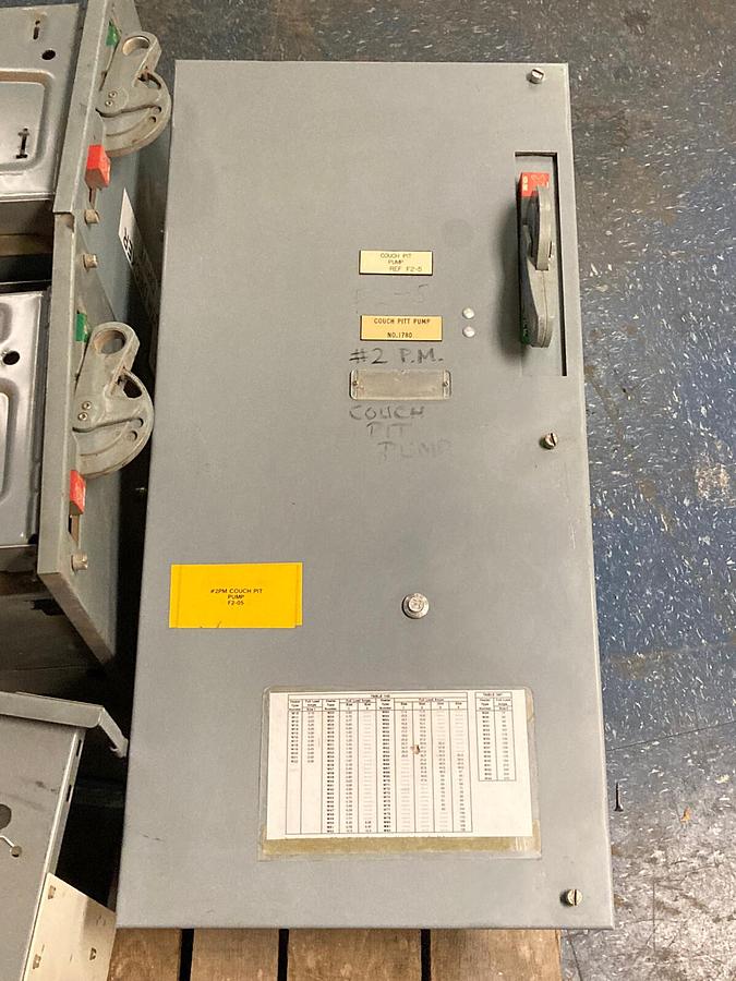 Used Allen-Bradley,2100 2112B,Size 3 Fused MCC 32 INCH Starter Feeder Bucket