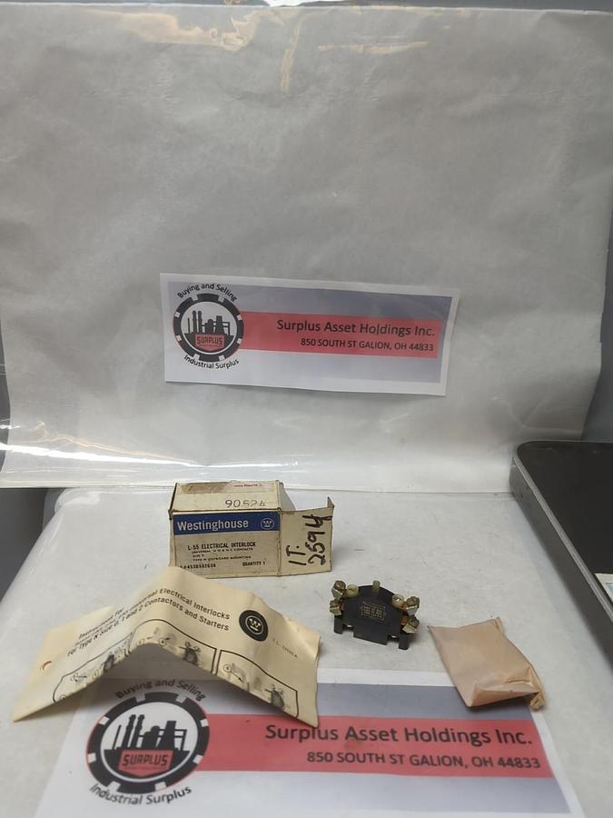 WESTINGHOUSE,L-55,ELECTRICAL INTERLOCK SIZE 2 NOS