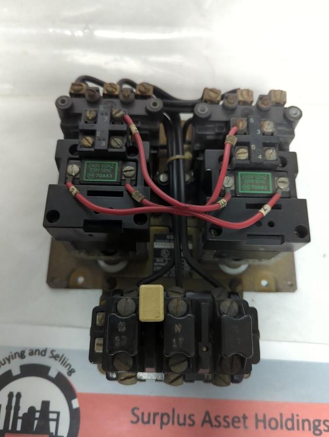 Used ALLEN BRADLEY,705X-AOD,SIZE 0 REVERSING STARTER PRE-OWNED