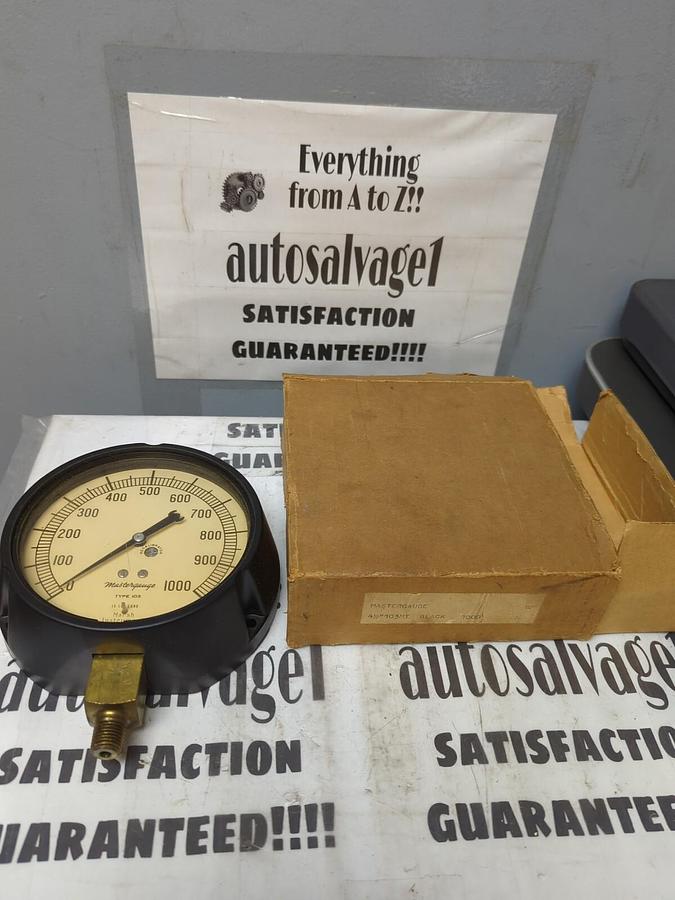 MARSH MASTERGAUGE,TYPE103,BOTTOM MOUNT GAUGE 4-1/2 INCH NOS