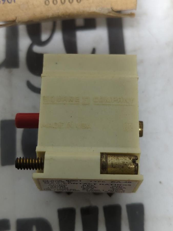 SQUARE D,KA-45,CLASS 9001 CONTACT BLOCK NOS