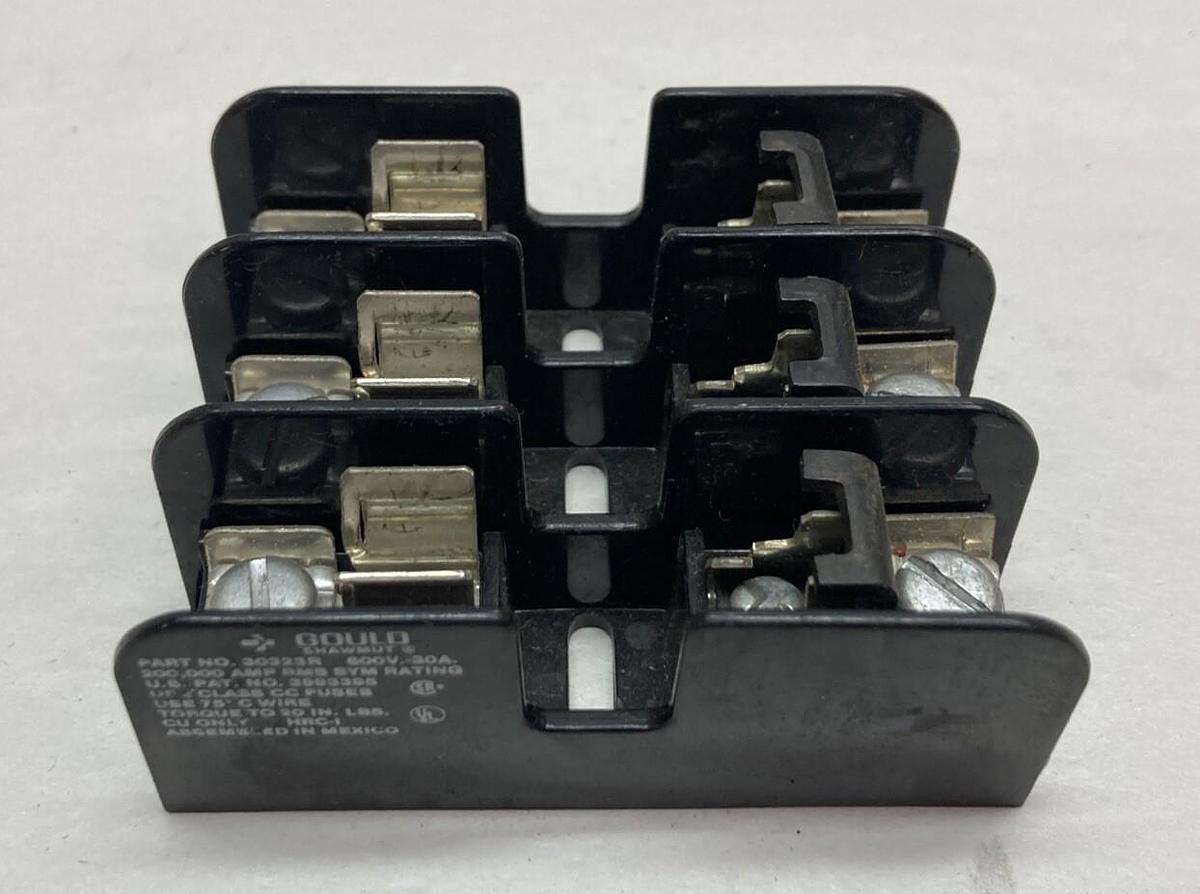 Used Gould,30323R,Fuseholder 600V 30A