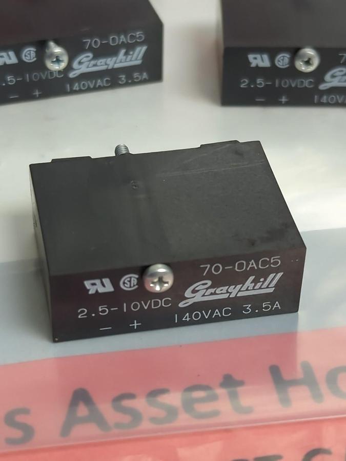 Used GRAYHILL,70-0AC5,MODULE 2.5-10VDC LOT OF 11 PRE-OWNED
