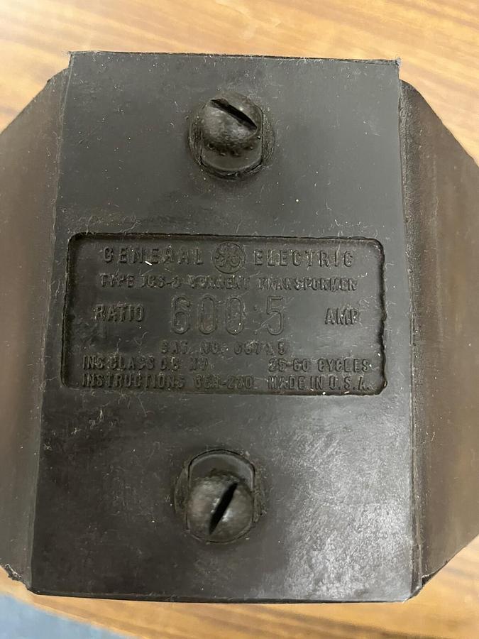 GE GENERAL ELECTRIC,687X5,CURRENT TRANSFORMER JCS-0 600:5