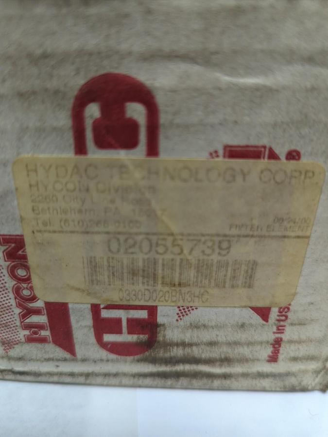 HYDAC,02055739,FILTER ELEMENT NOS