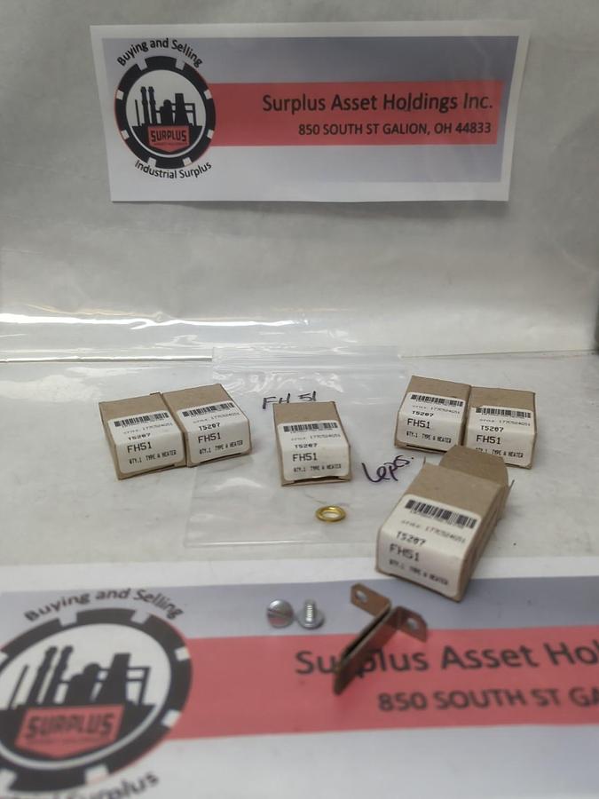 CUTLER-HAMMER,FH51,OVERLOAD HEATER ELEMENT LOT OF 6 NOS