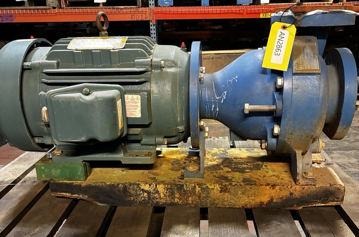 Used FTI,UC436BOC,Centrifugal Pump 15HP 460V 3500RPM