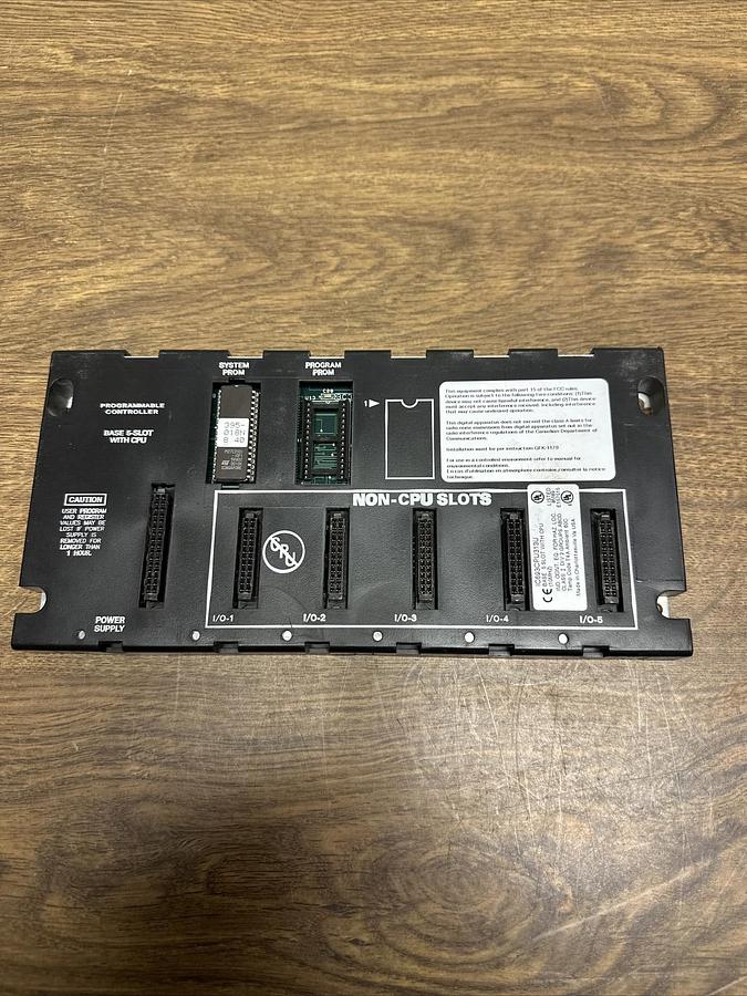 Used GE Fanuc,IC693CPU313U,Base 5 Slot With CPU