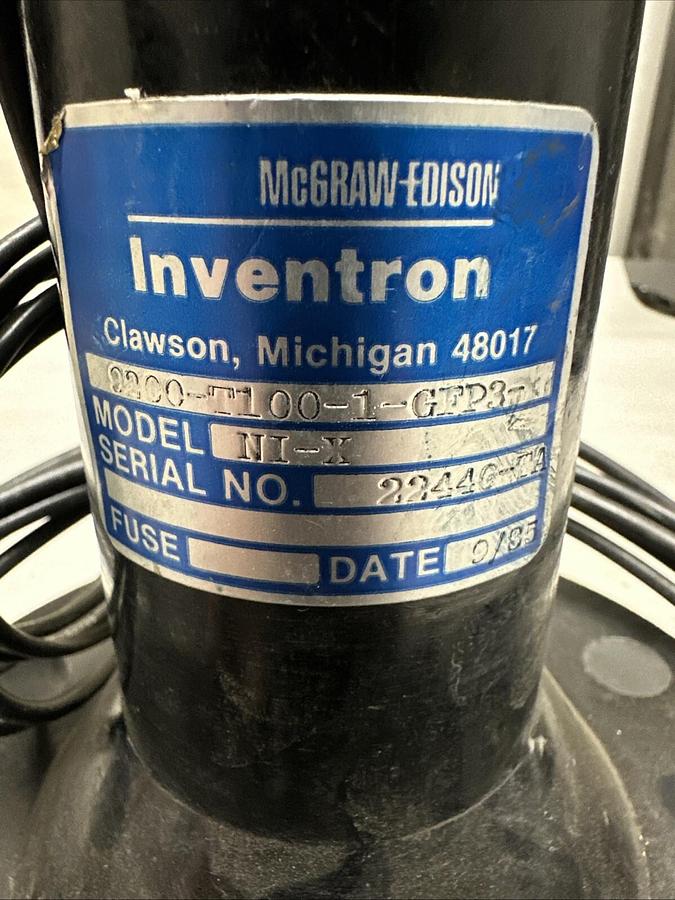 Inventron,9200-T100-1-GFP3-NI-X,Ultrasonic Transducer