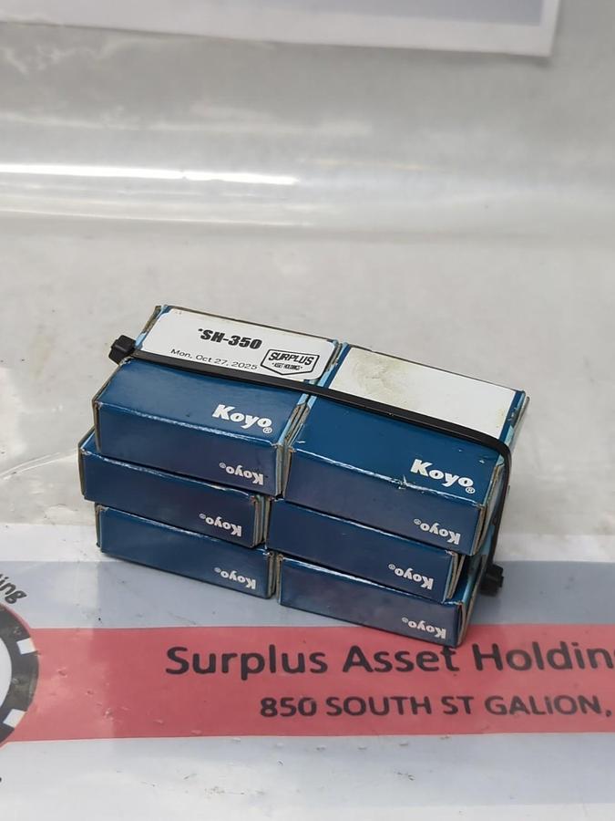 KOYO,EE3SZZM3,MINIATURE BEARING LOT OF 6 NOS