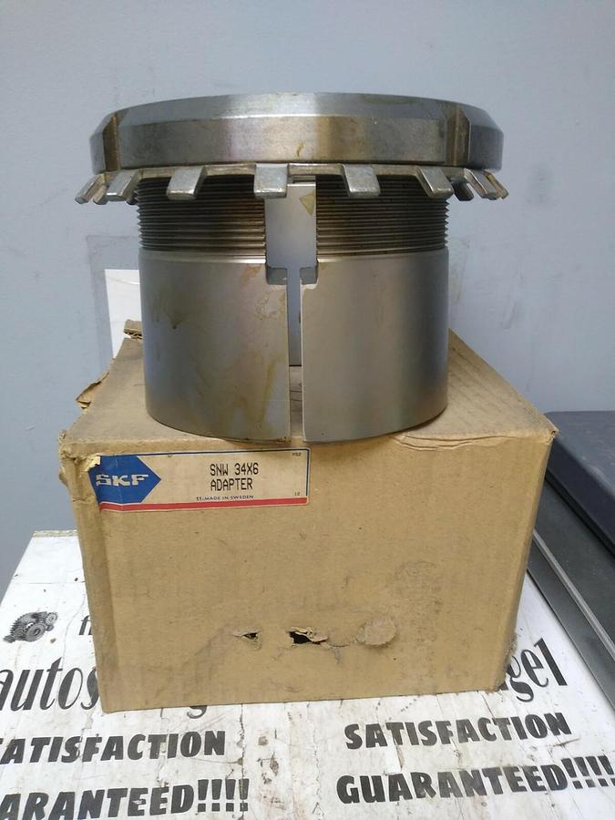 SKF,SNW 34X6,ADAPTER SLEEVE 6 IN BORE NOS