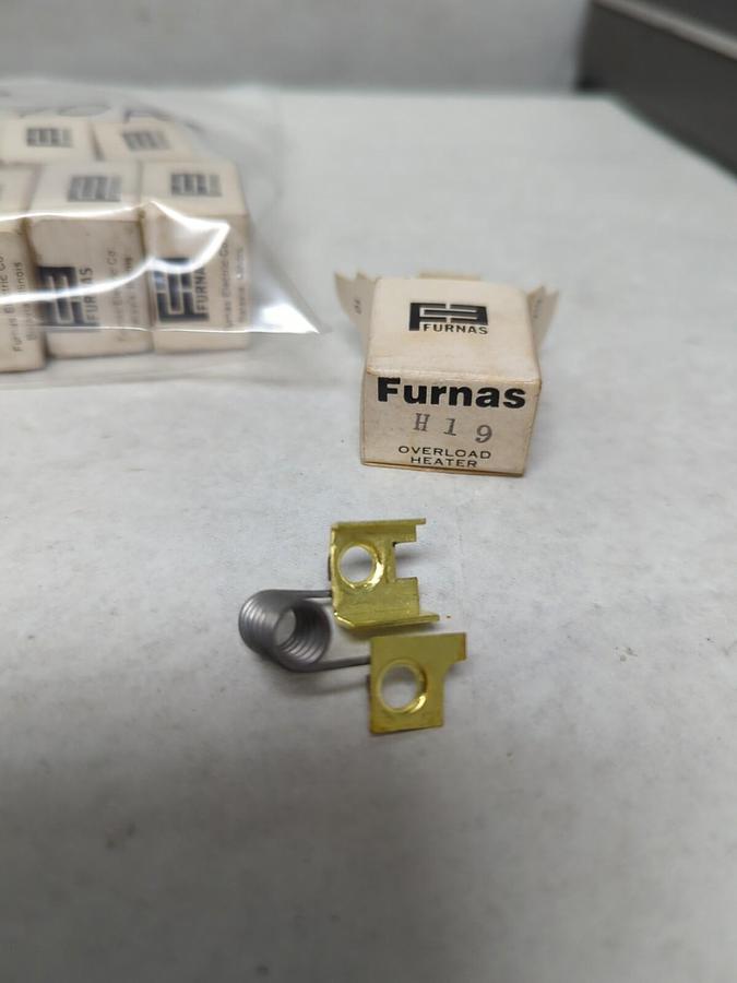 FURNAS,H19,THERMAL OVERLOAD HEATER LOT OF 10 NOS