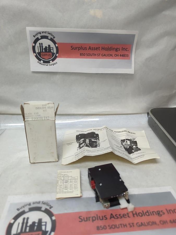 TELEMECANIQUE,E20C0L1K1,OVERLOAD RELAY CLASS E20 NOS