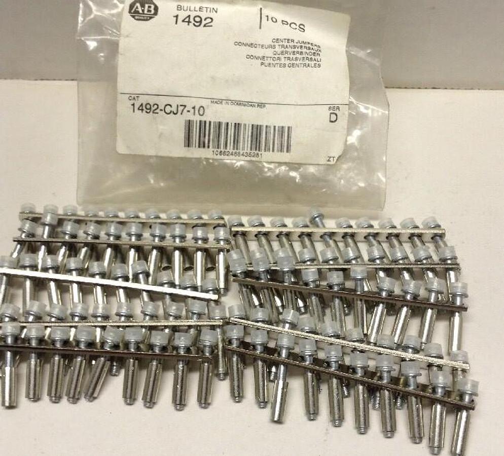 Allen Bradley,1492-CJ7-10,Center Jumpers  Pack of 10