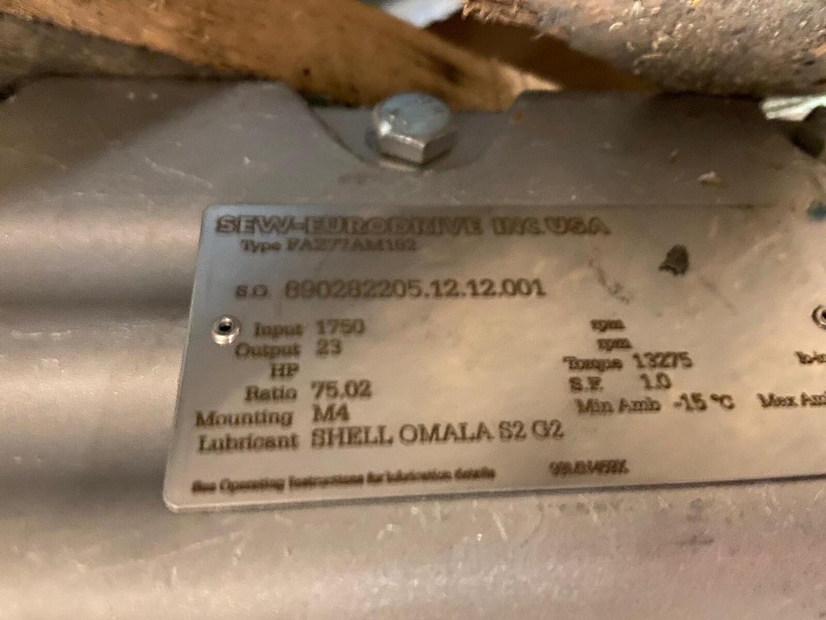 Sew-Eurodrive,FAZ77AM182,Gear Reducer Ratio 75.02 In 1750RPM Out 23RPM