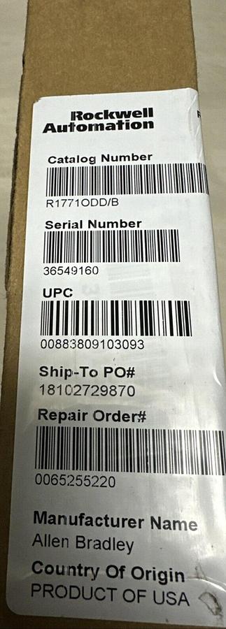 Used Allen Bradley,1771-ODD,Point Output Module REFURBISHED