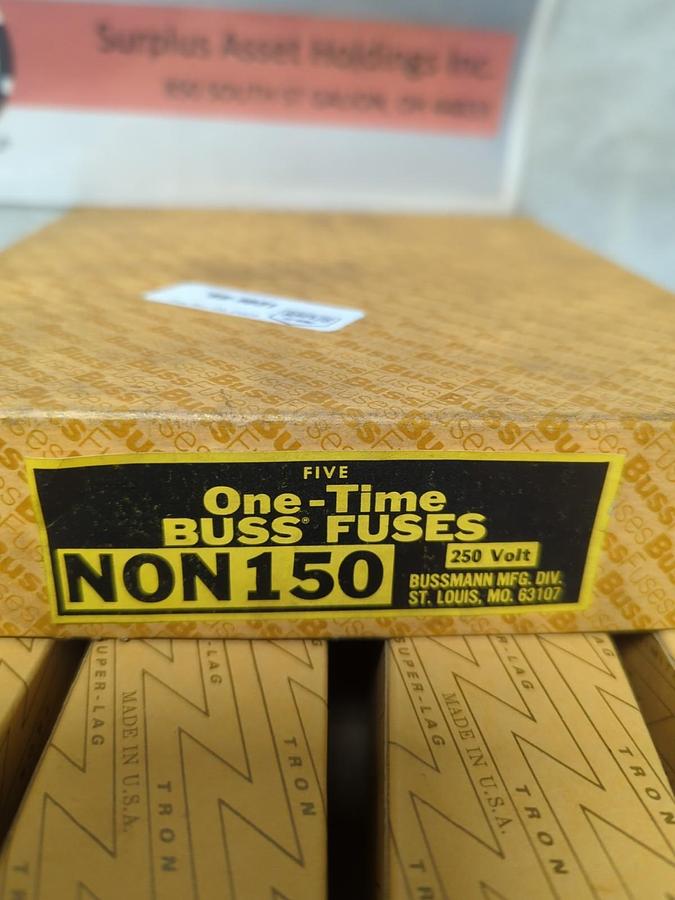 COOPER BUSSMANN,NON-150,ONE-TIME 150 AMP FUSE 5 PACK NOS