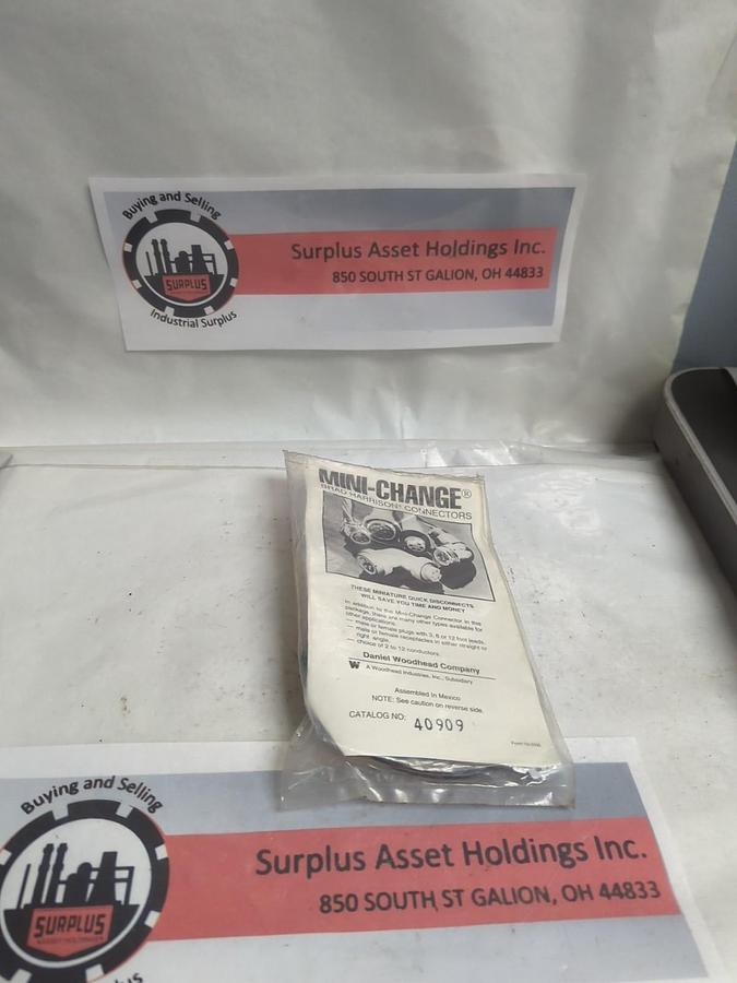 DANIEL WOODHEAD,40909,MINI-CHANGE CONNECTOR/RECEPTACLE NOS