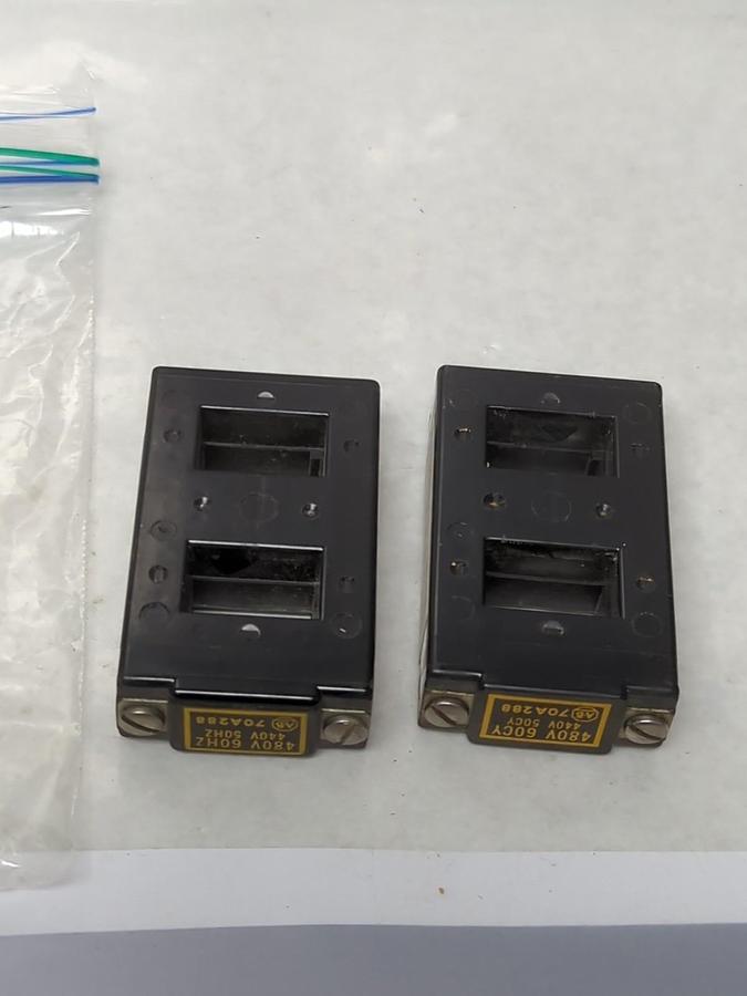 Used ALLEN-BRADLEY,70A288,COIL 440/480V 50/60HZ LOT OF 2 PRE-OWNED