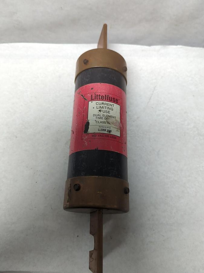 Used LITTELFUSE,LLSRK-600,CURRENT LIMITING 600 AMP FUSE PRE-OWNED