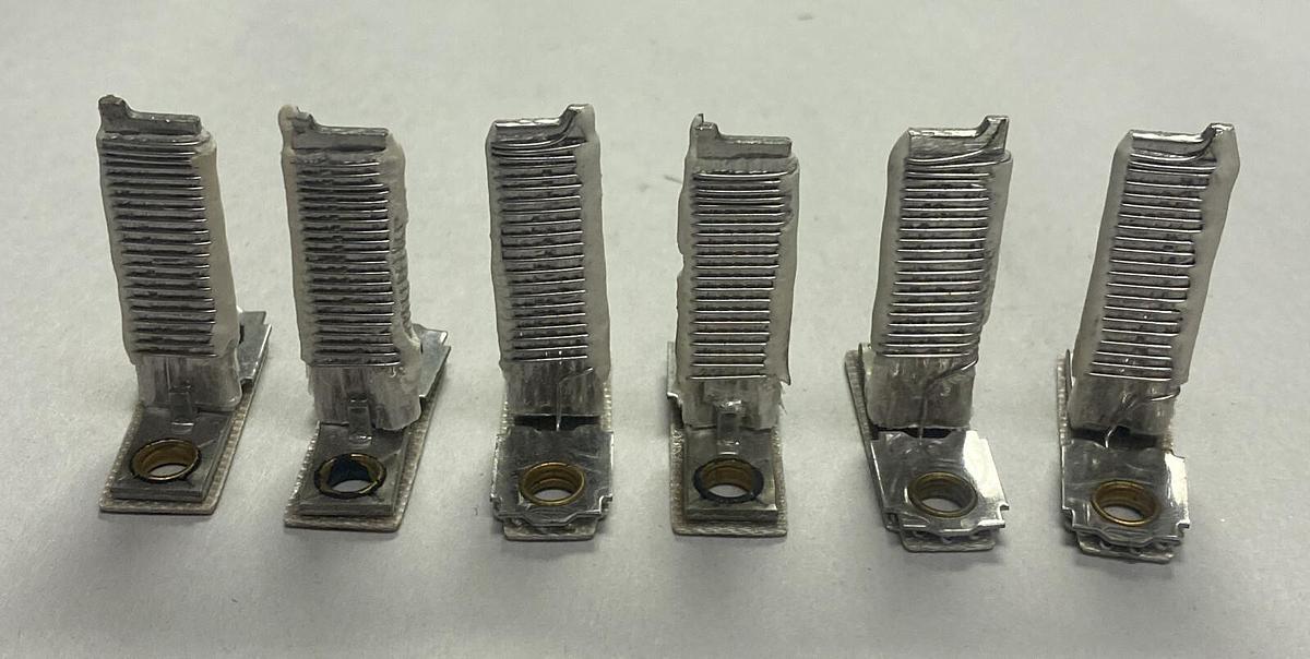 GENERAL ELECTRIC,CR123-C0.97A,OVERLOAD THERMAL UNIT HEATING ELEMENT LOT OF 6 NOS